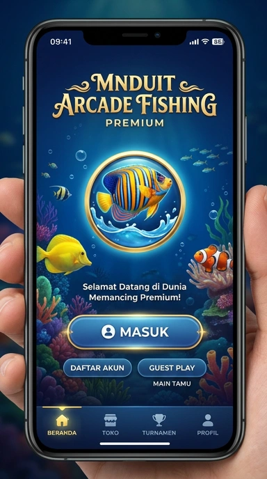 Layar utama mnduit — antarmuka bersih setelah instalasi